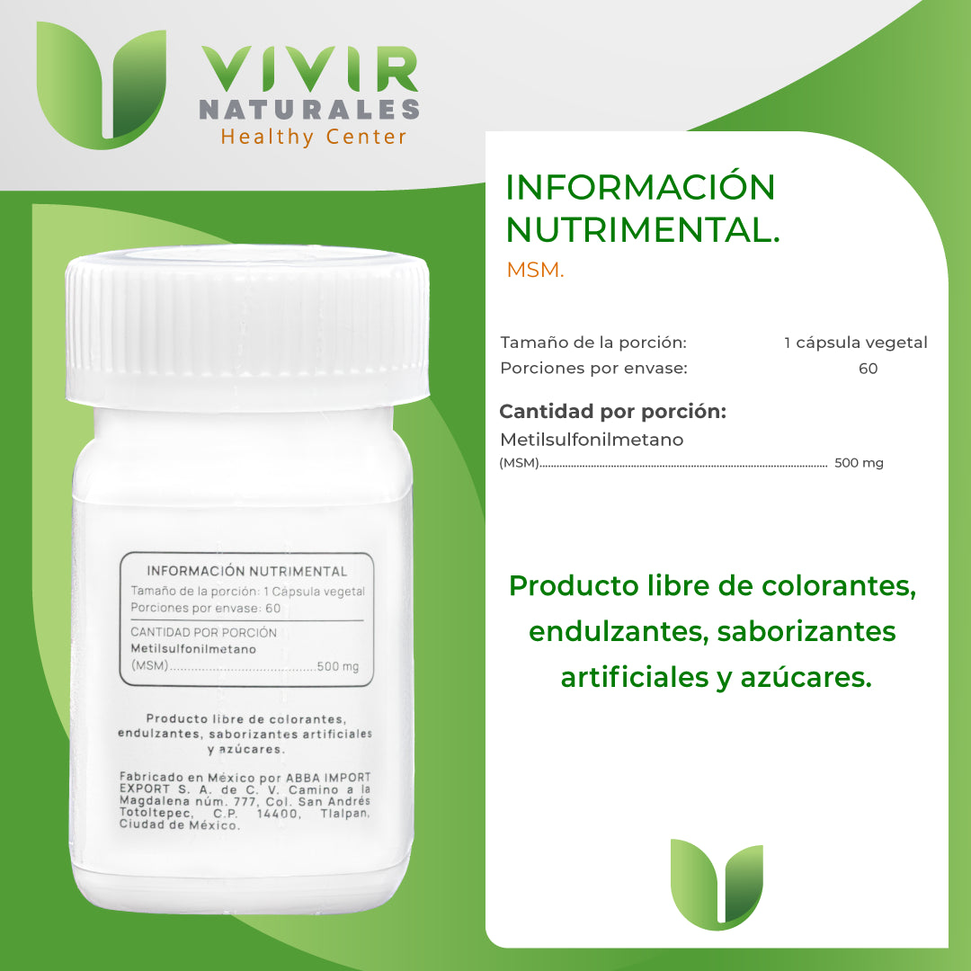 MSM 500mg