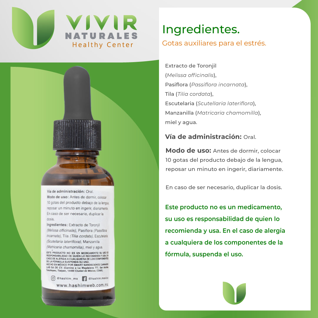 Gotas auxiliares para el estrés