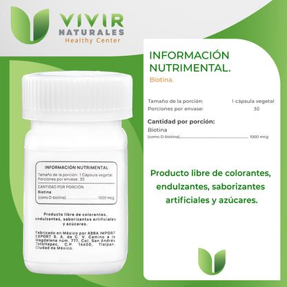 BIOTINA 1000 MCG