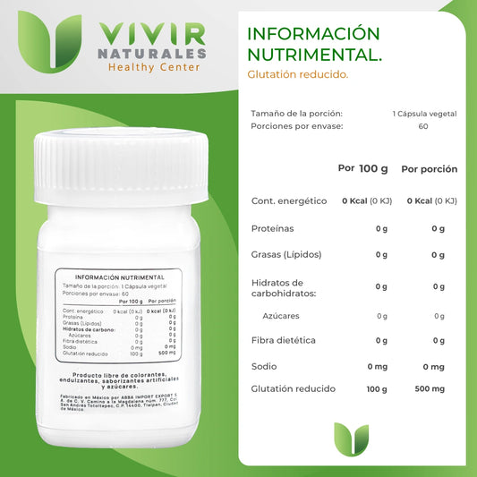 GLUTATIÓN REDUCIDO 500MG