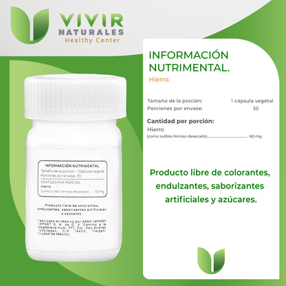 HIERRO 60mg