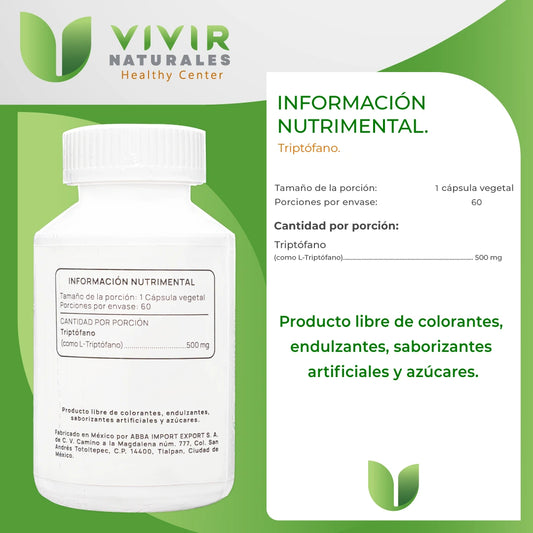 L-TRIPTÓFANO 500mg