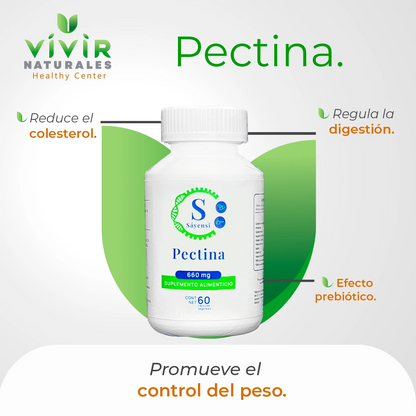Pectina · 60 cápsulas 660 mg