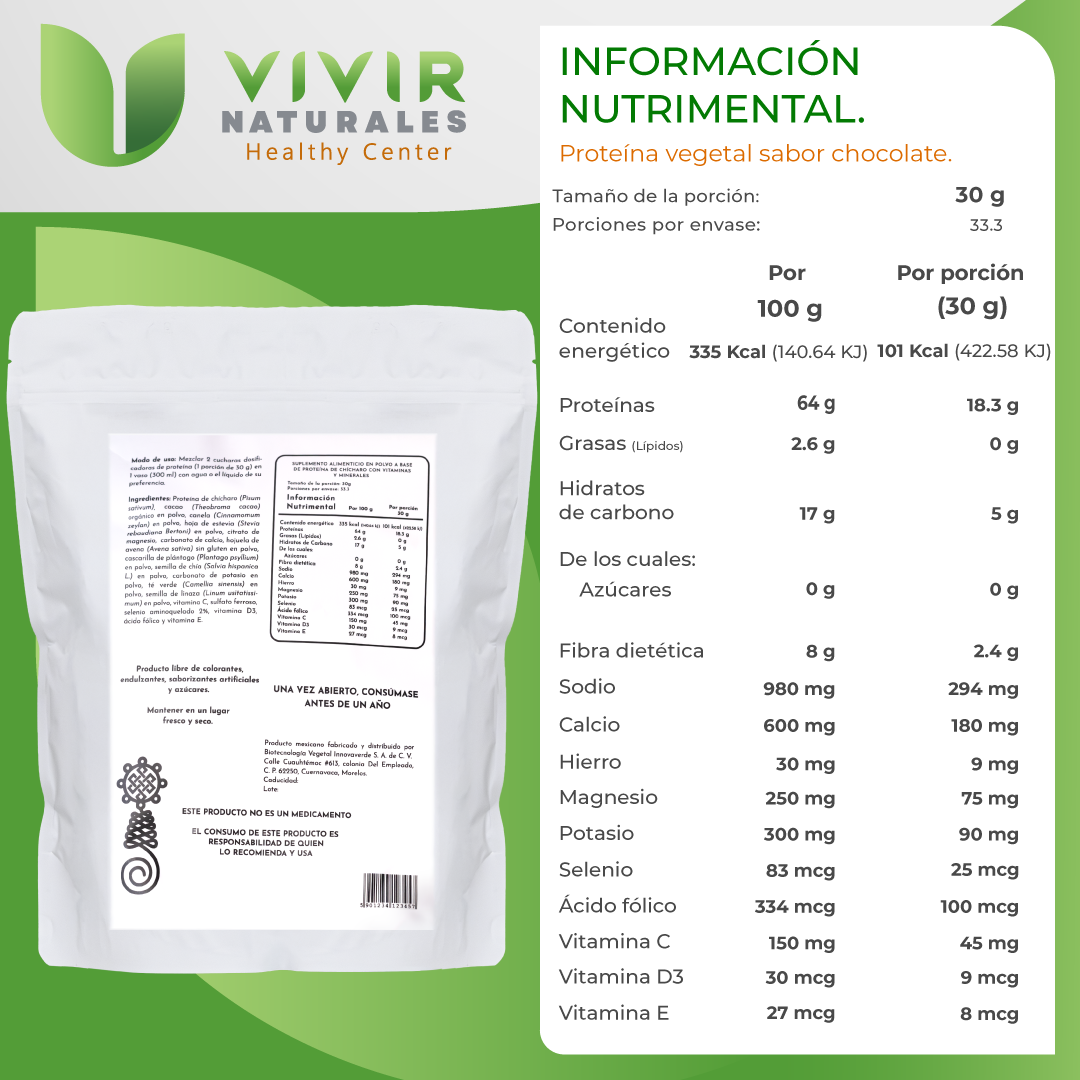 Proteína Vegetal Sabor Chocolate