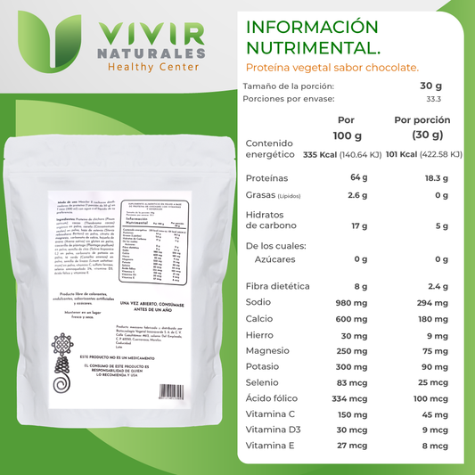 Proteína Vegetal Sabor Chocolate