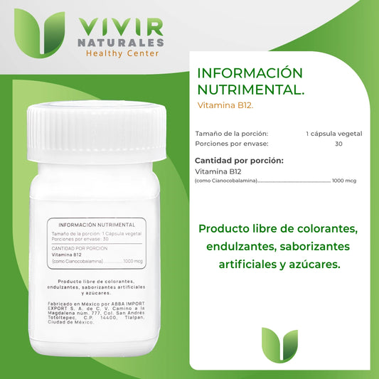 VITAMINA B12 1000mcg