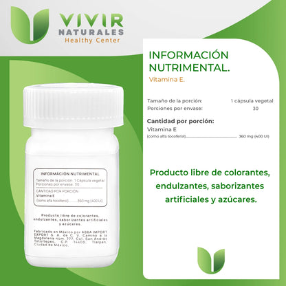 VITAMINA E 400 UI