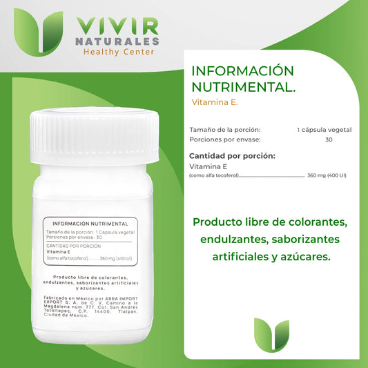 VITAMINA E 400 UI